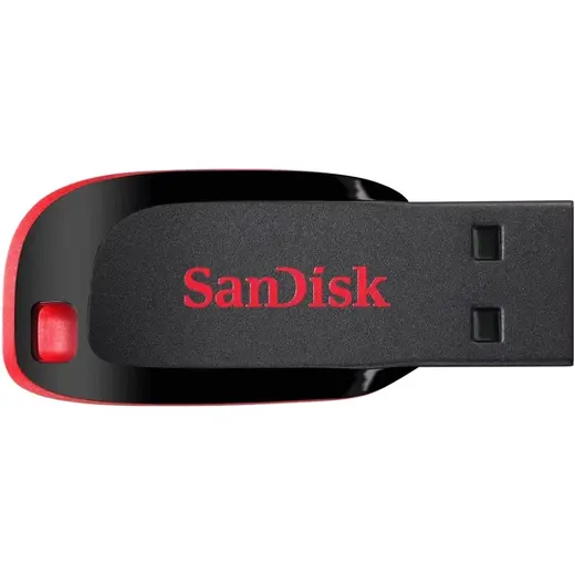 SANDISK 16GB Cruzer Blade SDCZ50-016G-B35 USB 2.0 Kırmızı/Siyah Flash Bellek görseli 3