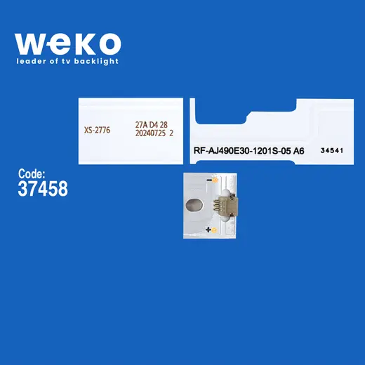 WKSET-6793 37458X5 RF-AJ490E30-1201S-05 A6 5 ADET LED BAR alternatif görünüm