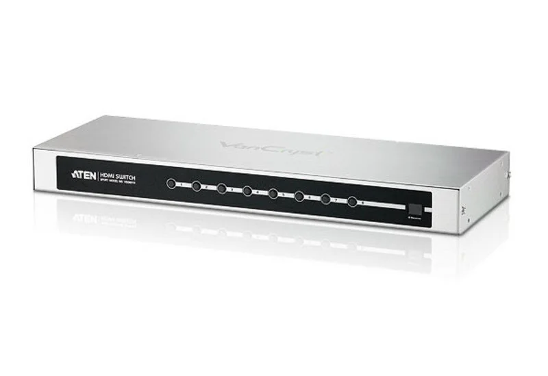 ATEN ATEN-VS0801H 8 Port HDMI Switch, 8 giriş - 1 çıkış, Infrared Uzaktan Kumanda Cihazı ile birlikte