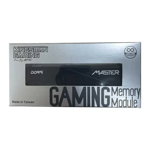 KINGSMAN GAMING BLACK 16GB 6000MHz DDR5 CL38 Soğutuculu