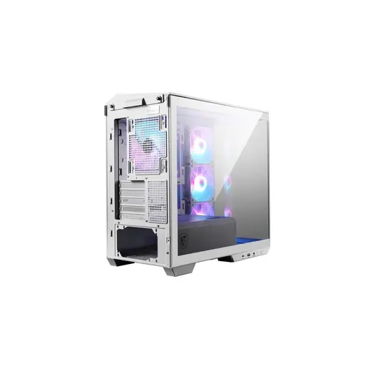 MSI MAG PANO M100R PZ ARGB Micro ATX Beyaz Mid Tower Kasa PSU YOK görseli 6