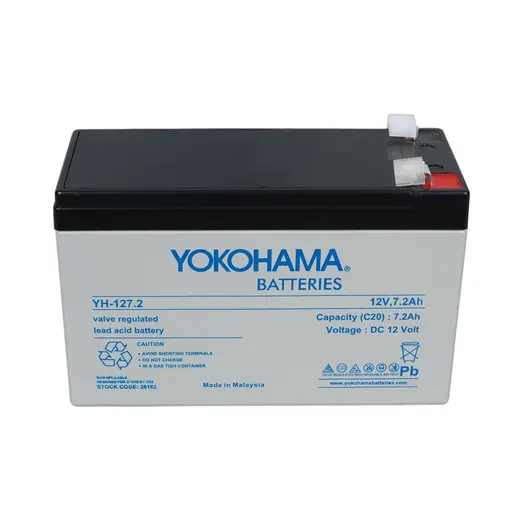 YOKOHAMA YH-127.2 12 VOLT - 7.2 AMPER UPSLER İÇİN KURU AKÜ (150 X 65 X 90 MM) alternatif görünüm