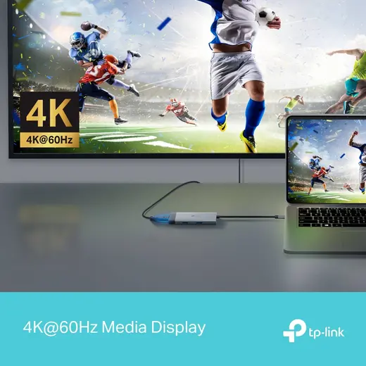 TP-LINK UH5020C USB-C 5 Port 5Gbps 4K 60Hz HDMI 100W PD Hub Çoklayıcı görseli 5