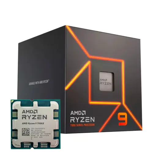 AMD RYZEN 9 7950X 80MB 16çekirdekli VGA YOK AM5 170w Kutulu+Fansız görseli 1