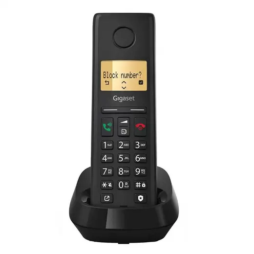 GIGASET PURE 200 DECT TELEFON SİYAH görseli 3