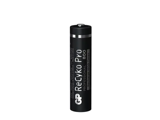 GP AAA 800 mAh Şarjlı İnce Kalem Pil 4'lü Paket Recyko alternatif görünüm