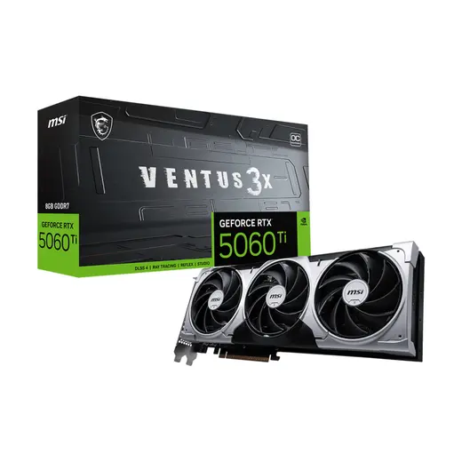 MSI VGA GEFORCE RTX 5060 TI 8G VENTUS 3X OC 8GB GDDR7 128B DX12