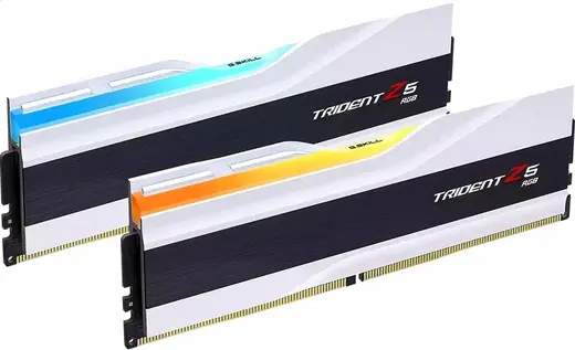 GSKILL 32GB (2X 16GB) DDR5 6400MHZ CL32 RGB DUAL KIT PC RAM BEYAZ TRIDENT Z5 F5-6400J3239G16GX2-TZ5RW