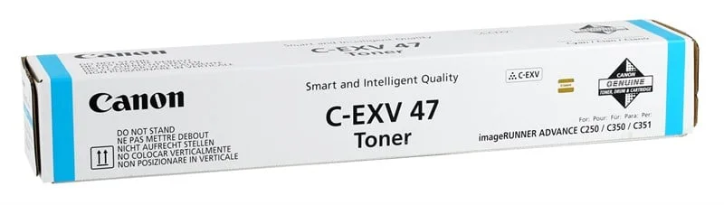 Canon EXV-47 Orjinal Mavi Toner IR-C -250i -255i -350i -355i