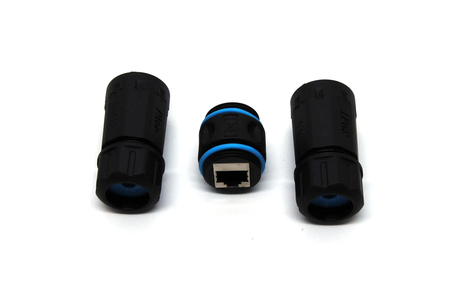 BEEK BN-OUT-S6A-PX IP68 Dış Mekan Coupler, Patch Cord Uzatmak için CAT6A STP RJ-45 <-> RJ45