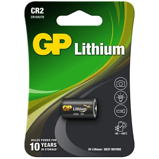 GP CR2E-2UE1 3 VOLT LİTYUM FOTOĞRAF MAKİNESİ PİLİ görseli 3