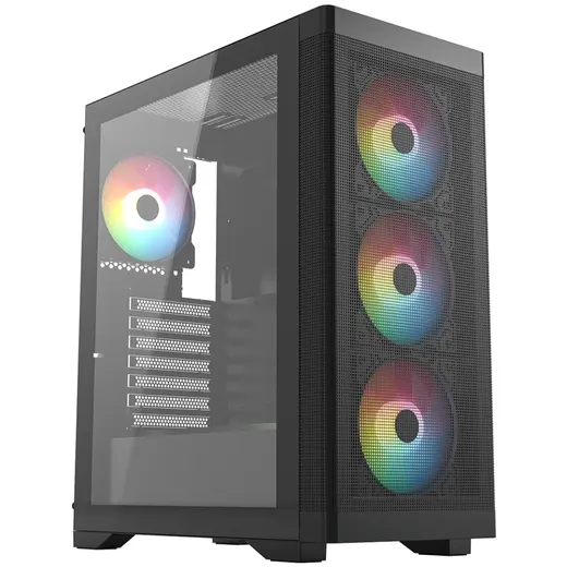 FRISBY 600w 80+ BRONZE FC-9480G Gaming Mid Tower PC Kasası görseli 8