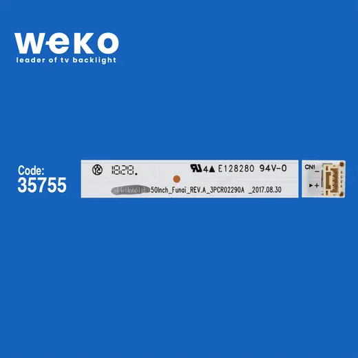WKSET-6756 35755X4 LG INNOTEK 50INCH_FUNAİ_REV.A_3PCR02290A 4 ADET LED BAR alternatif görünüm