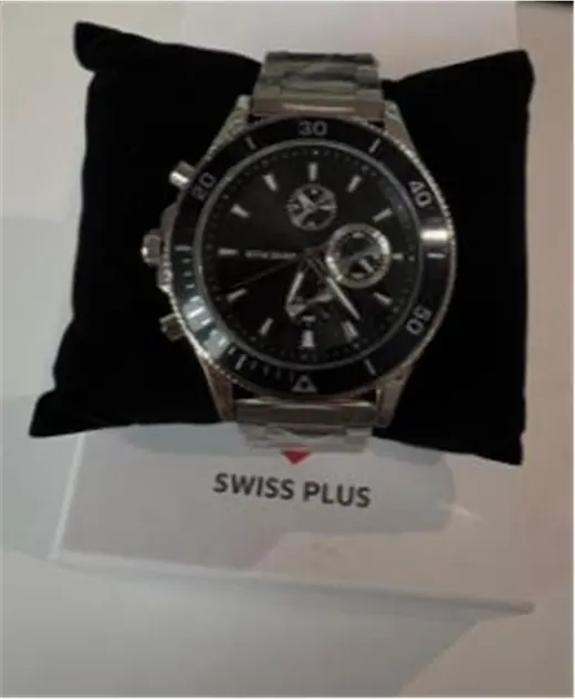 Swiss Plus Man Watch Basic Seri Model-7 ST3504AGS Lüx Black-Silver(Kol Saati)