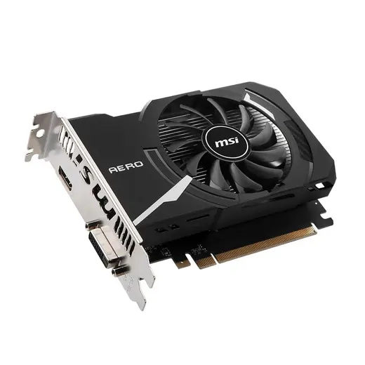 MSI 4GB GT1030 AERO ITX 4GD4 OC DDR4 64bit HDMI-DVI PCIE 3.0 görseli 2