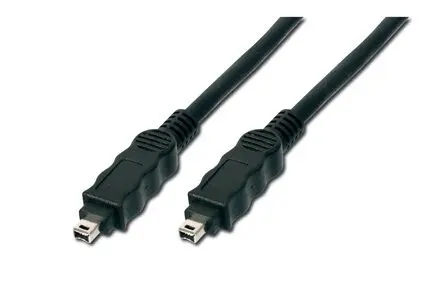 DIGITUS AK-420100-018-S Firewire 400 (IEEE 1394) Kablo, 4 pin erkek / 4 pin erkek, 1.80 metre, AWG: 28, IEEE 1394-2008