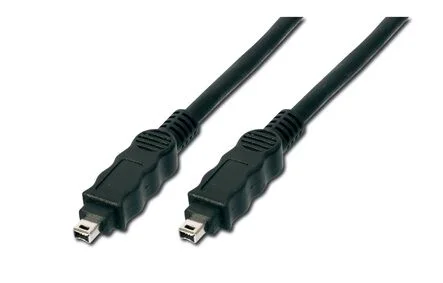 DIGITUS AK-420100-018-S Firewire 400 (IEEE 1394) Kablo, 4 pin erkek / 4 pin erkek, 1.80 metre, AWG: 28, IEEE 1394-2008