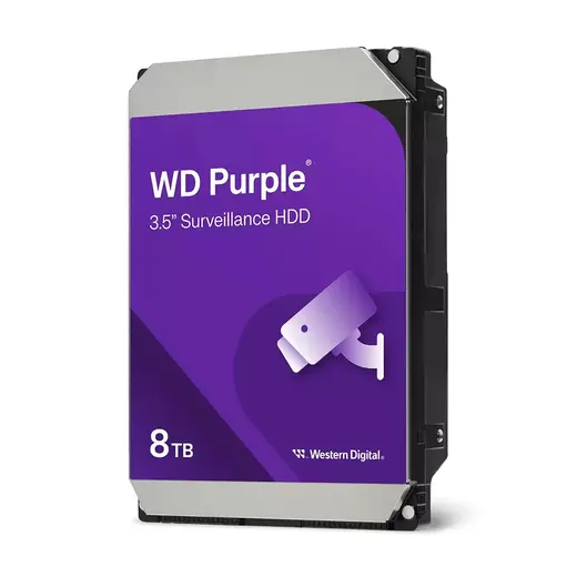 WD PURPLE AI 8 TB 256MB SATA3 360TB/Y 7/24 (WD85PURZ)