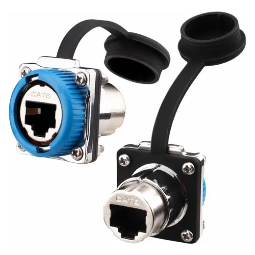 POWERMASTER PM-24597 DİŞİ - DİŞİ IP68 SU GEÇİRMEZ METAL RJ45 KONNEKTÖR alternatif görünüm