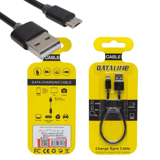 POWERMASTER SAMSUNG MICRO 20 CM POWERBANK İÇİN ŞARJ VE DATA KABLOSU görseli 3