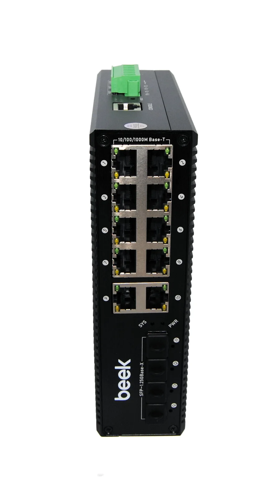 BEEK BN-ISW-2084P2G Yönetilebilir L2+ Endüstriyel PoE Switch 8 x 10/100/1000T IEEE802.3af/at PoE+ port