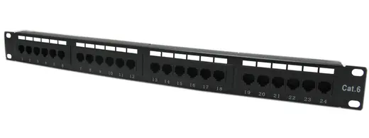 CODEGEN CAT6 1U 24 PORT UTP DOLU PATCH PANEL (COD624)