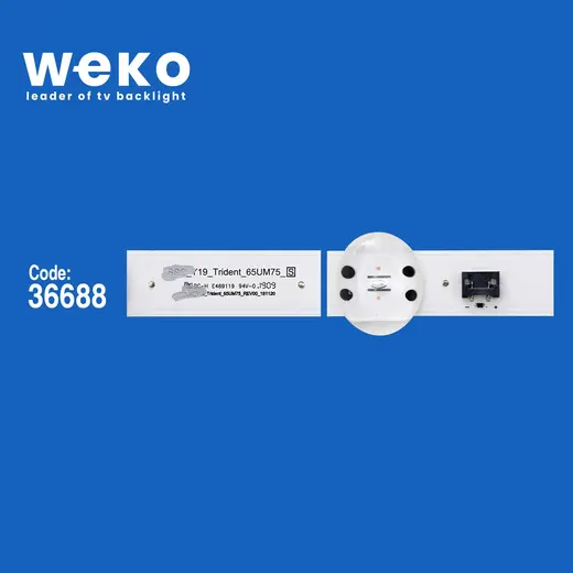 WKSET-5770 36688X5 TRIDENT 65UM75 REV01 SSC-Y19-TRIDENT-65UM75 5 ADET LED BAR alternatif görünüm