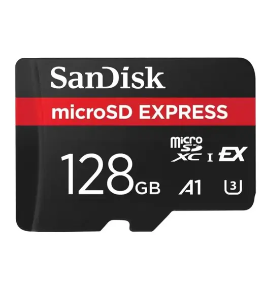 SANDISK 128GB EXPRESS SDSQXFN-128G-GN4NN U3 A1 480MB/s microSD Hafıza Kartı alternatif görünüm
