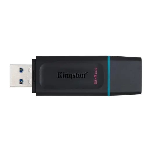 KINGSTON 64GB USB 3.2 Exodia DTX/64GB Siyah Taşınabilir Bellek görseli 1