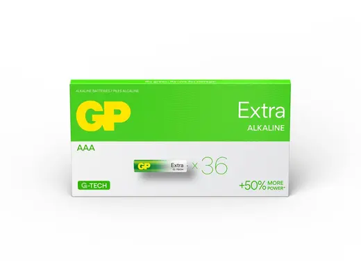 Gp R03 AAA Boy Extra Alkalin İnce Kalem Pil 36 lı Paket GP24AXETA21-2ECECBF36 alternatif görünüm