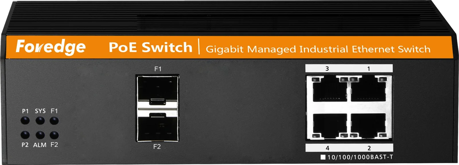FOREDGE 4port PoE 2-SFP Gigabit Yönetilebilir Switch IS104GPS-2F