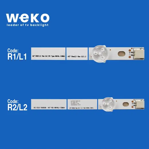 WKSET-6364 35756X3 35757X3 35758X2 35759X2 42 ROW2.1 REV 0.6 1 82,5 CM BİRLEŞTİRİLMİŞ LED KODU 5 ADET LED BAR alternatif görünüm
