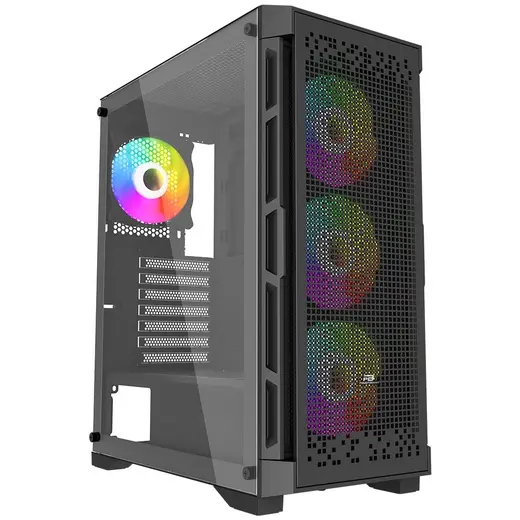 POWERBOOST 600W PB-PS7840B Gaming Mid-Tower PC Kasası görseli 7