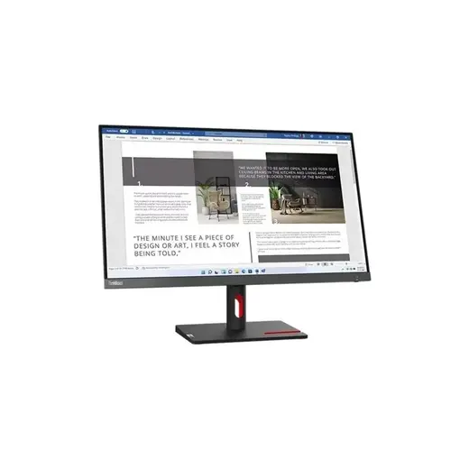 27 LENOVO S27I-30 THINKVISION 63DFKAT4TK FHD 4MS 100HZ HDMI+VGA WLED MONITOR (3 YIL GARANTİ) görseli 2