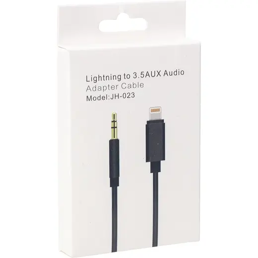 POWERMASTER JH-023 IPHONE LIGHTNING TO 3.5 MM AUX STEREO ÇEVİRİCİ KABLO alternatif görünüm