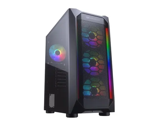 Cougar MX410 Mesh-G RGB Kasa (Cougar XTC650 650W 80+ Power Supply)