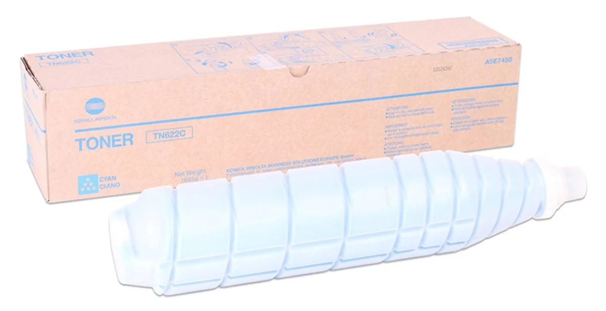 Minolta TN-622 TN-615 Orjinal Mavi Toner Bizhub C1085 C1100 C6085 1.645g.