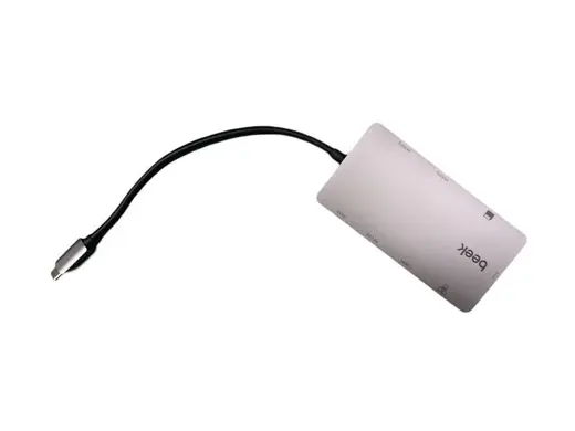 BEEK BA-DCK-UC10 9 in 1 USB Tip C Docking Station görseli 4