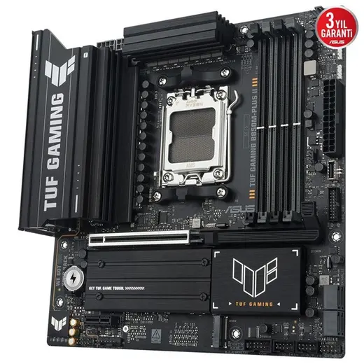 ASUS TUF GAMING B850M-PLUS II DDR5 HDMI DP PCIE 5.0 AM5 ATX görseli 4