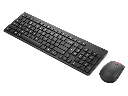 LENOVO Q TR Essential 4X31R64489 Kablosuz Klavye Mouse Set Siyah görseli 3