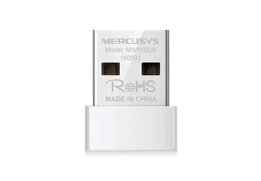 MERCUSYS MW150US NANO N150 Usb Kablosuz Ağ Adaptörü görseli 2