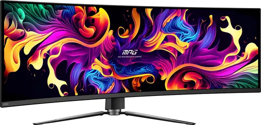 MSI 49" MPG 491CQPX QD-OLED 0.03MS 240HZ HDMI-DP Kavisli Gaming Monitör 5120x1440 görseli 8