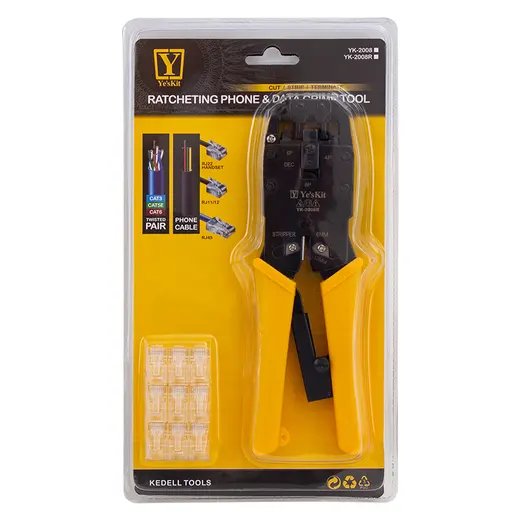POWERMASTER YK-2008R RJ11-RJ12-RJ22-RJ45 SOKET SIKMA PENSESİ alternatif görünüm