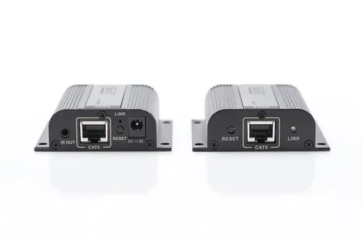 DIGITUS DS-55100-1 HDMI Sinyal Uzatma Cihazı, Alıcı (Receiver) ve Verici (Transmitter) Birim dahil, 50 metre alternatif görünüm