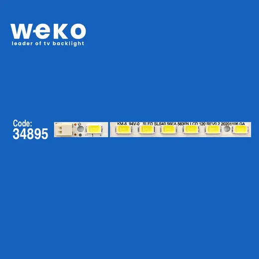 WKSET-5806 34895X4 SLED SLS40_56EA_5630N LCD 120 REV0.2 GA 4 ADET LED BAR (56LED) alternatif görünüm