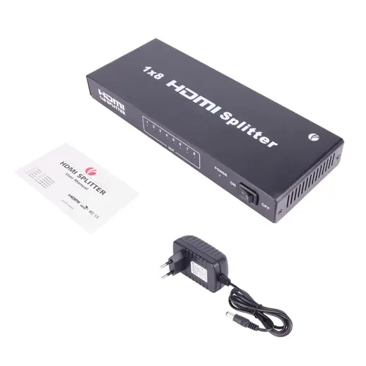 Vcom DD418A 1-8 Port 1.4V 3D Metal Hdmi Splitter alternatif görünüm