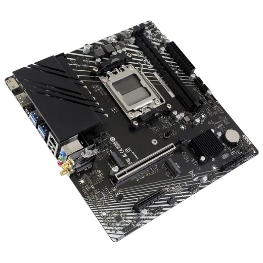 Biostar B850MT2-E DJ ARGB AMD AM5 DDR5 8000 HDMI DP 2xM2 mATX alternatif görünüm