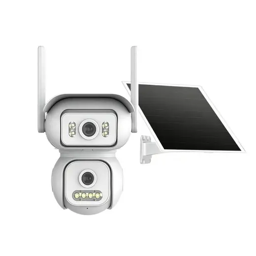 Joysee SW2 6Mp 2x2.8mm AOV Solar Wifi İki Kamera 4IR+4Led PTZ alternatif görünüm