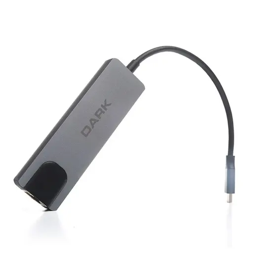 Dark (DK-AC-U31X46) Type-C to USB 3.0 + HDMI+ RJ45 alternatif görünüm