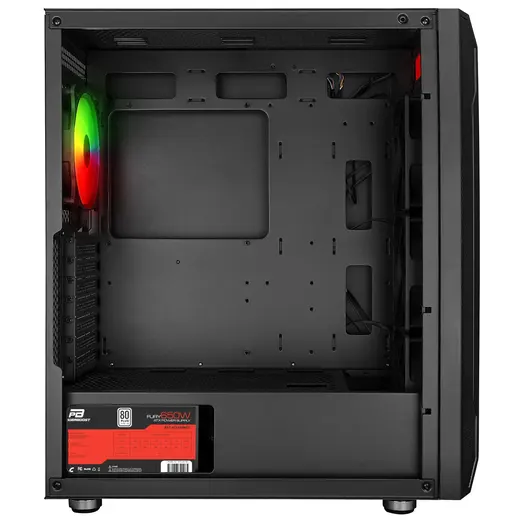 POWERBOOST 650W 80+ PB-P3701B 4-ARGB Fanlı Gaming Mid-Tower PC Kasası görseli 3